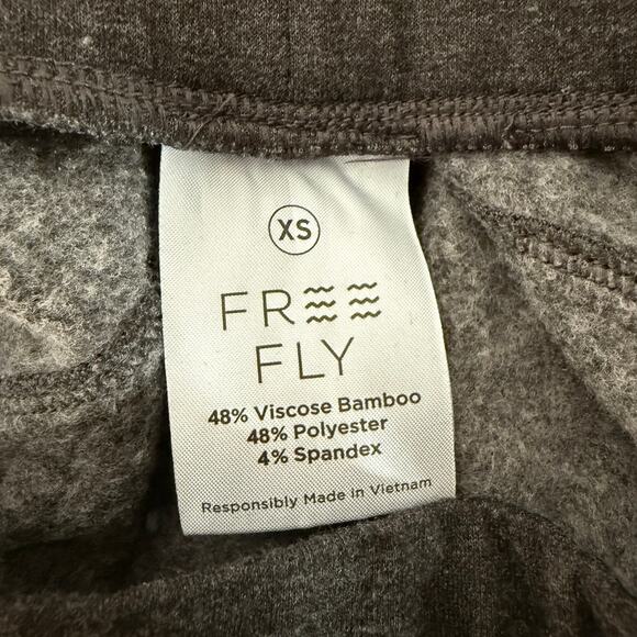 Free Fly Women’s Bamboo Fleece Joggers | Charcoal Gray Casual athleisure | XS - Picture 4 of 9